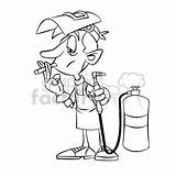 Welder Cartoon Clipart Smoking Welding Cigarette Drawing Royalty Getdrawings Graphics Webstockreview Clipground Factory sketch template