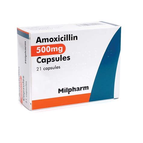Amoxicillin Capsules Bp 500mg X 21 Surgery Express