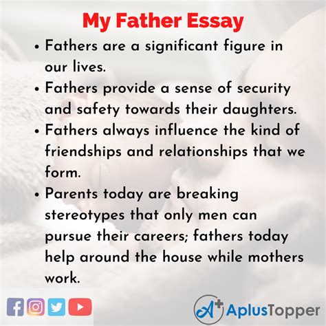 contoh karangan describe  father