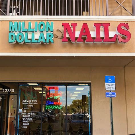 million dollar nails nail salon  miami