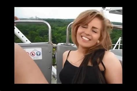 cheerful beauty flashing in amusement park free porn 57