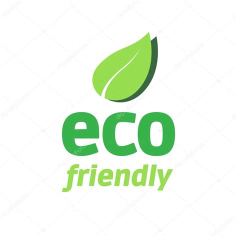 eco friendly logo stock vector image  calegretgrafic