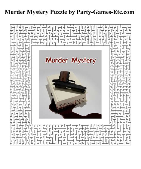 printable mystery games   players  downloadable games