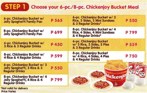 pinoy informer jollibee party package price   joy  home