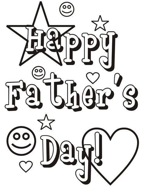 fathers day kids coloring pages coloring pages