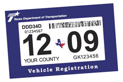 txdot introduces  registration sticker north texas  news