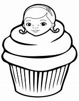 Coloring Pages Cupcake Doc Mcstuffins Dora Explorer Topping Great Boys Queen Printable Shopkins Print Netart Getdrawings Color sketch template