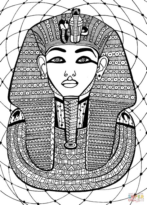 pharaoh coloring page  printable coloring pages