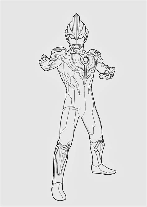 ultraman coloring book pages