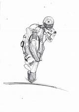 Rossi Wheelie Valentino Sketch Deviantart sketch template