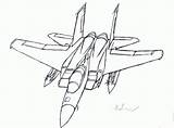 Jet Raptor sketch template