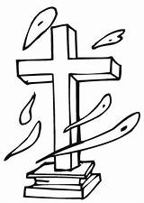 Kreuz Ausmalbilder Ausmalbild Kreuze Auferstehung Ostern sketch template