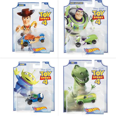 Hot Wheels Toy Story 4 Character Car Assorted Big W