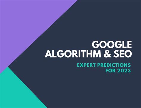 google algorithm seo expert predictions