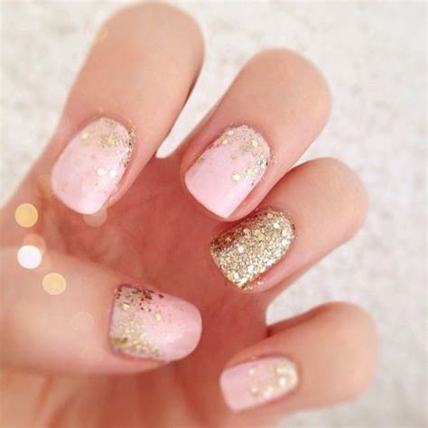 40 Best Examples Of Gold Glitter Nail Polish Art Just For
