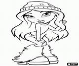 Bratz Coloring Pages Oncoloring sketch template