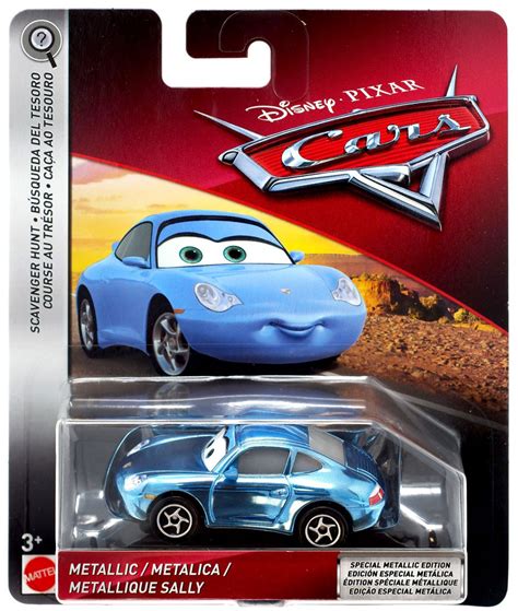 disney pixar cars  scavenger hunt metallic sally  diecast car