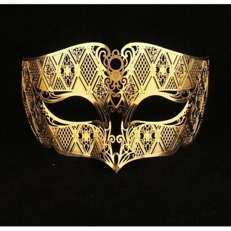 masquerade masks male laser cut masquerade metal mask men etsy