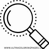 Magnifying Lupe Ultracoloringpages sketch template