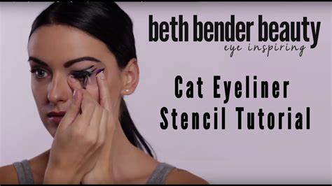 Eyeliner Stencils Eye Makeup Stencil Tutorial Cat