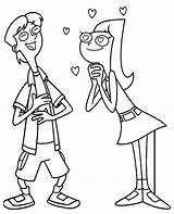 Ferb Phineas Coloring Pages Coloringtop sketch template