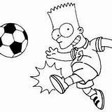Bart Futebol Jogando Hellokids Pintinho Amarelinho Tudodesenhos sketch template