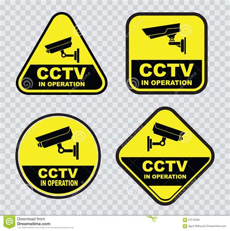 set  closed circuit television cctv stock illustration illustration  digital security