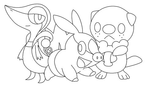 pokemon starters coloring pages sketch coloring page