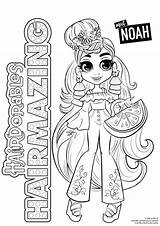 Hairmazing Hairdorables Youloveit sketch template