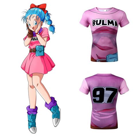 Dragon Ball Z Bulma Women S Fitted Short Sleeve T Shirt