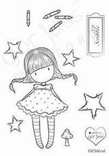 Gorjuss Stamps Pages Santoro Coloring Cute Para Colorear Dibujos Colouring Choose Board Drawings Digi Girls Little Dibujo London Stamp Clear sketch template