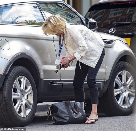 anthea turner seen for the first time since her partner