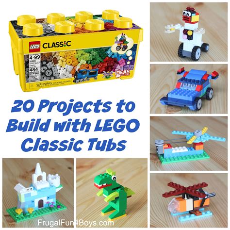 simple projects  beginning lego builders frugal fun  boys