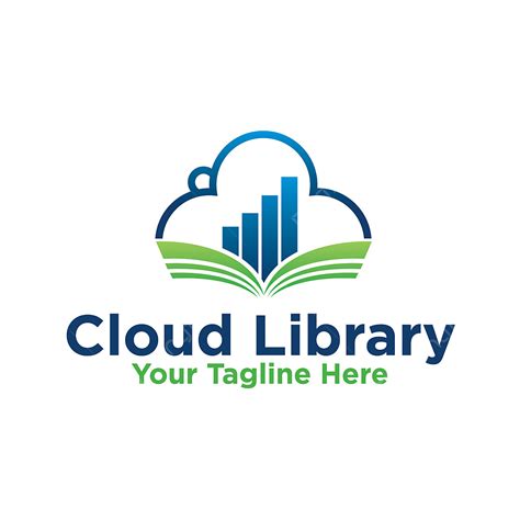 logo clipart transparent png hd cloud library logo  logo design