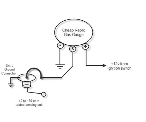 ford fuel gauge wiring schematic