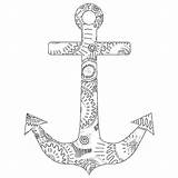 Coloring Pages Anchor sketch template
