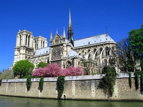 notre dame cathedral paris  travel  tourism