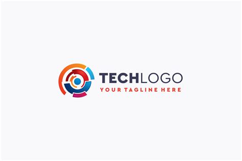 tech logo branding logo templates creative market