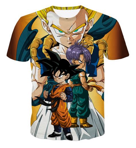 Goten Trunks Gotenks Super Saiyan 3d T Shirt