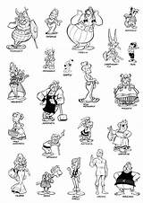 Asterix Obelix Drawing sketch template