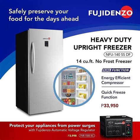 Featured Product Nfu 140 Ssdf 14 Fujidenzo Appliances Facebook