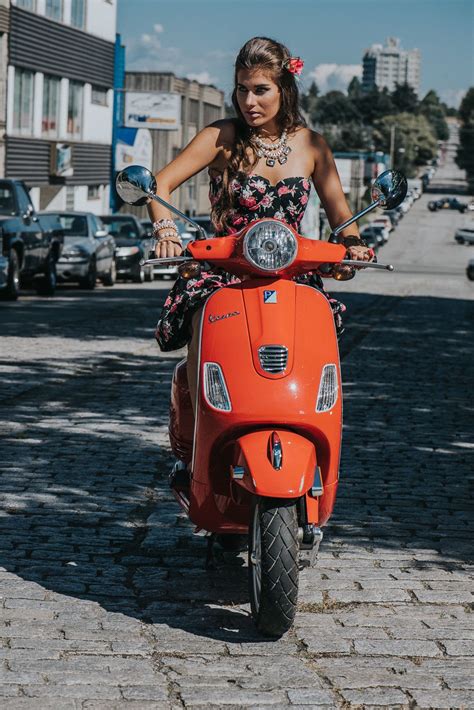 scooter girl vespa girl motorcycle girl