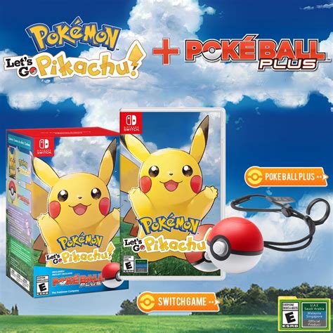 Pokemon Let S Go Pikachu Poke Ball Plus Pack