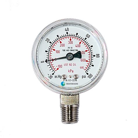 pressure gauge ss matheson  store