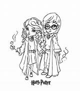 Harry Hermione Lovegood Ginny Jadedragonne Colouring Disegno Personnages Colorear Coloringhome Cél Numéro Bres Casate Granger Hogwarts Meglio Tablero sketch template