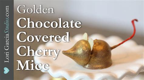 golden chocolate covered cherry mice youtube