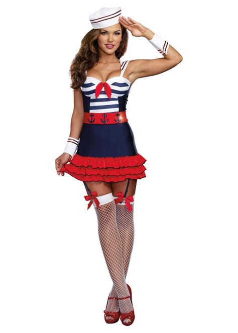 Pinup Sailor Sweetheart Women Costume Professional Costumes