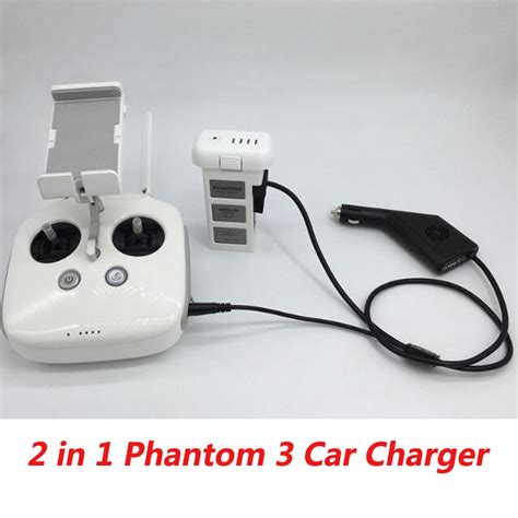 dji phantom  car charger batteryremote control charger    output battery  dji