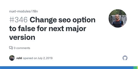 change seo option  false   major version issue  nuxt