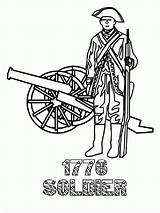 Coloring American Revolution Clipart Library Clip Revolutionary War sketch template